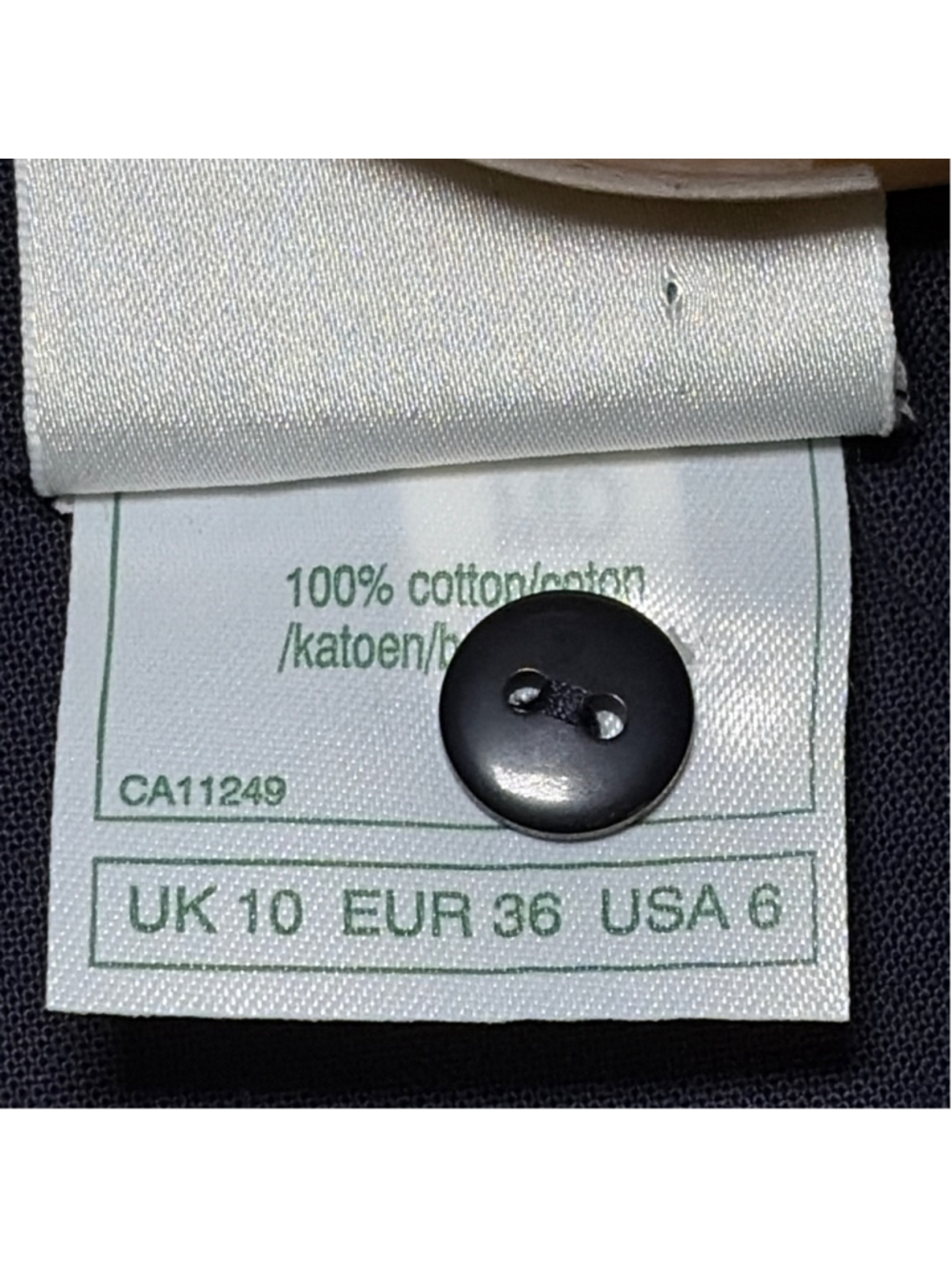 Laura Ashley Vintage Sailor Dress Navy Blue Size 6 - Picture 9 of 12